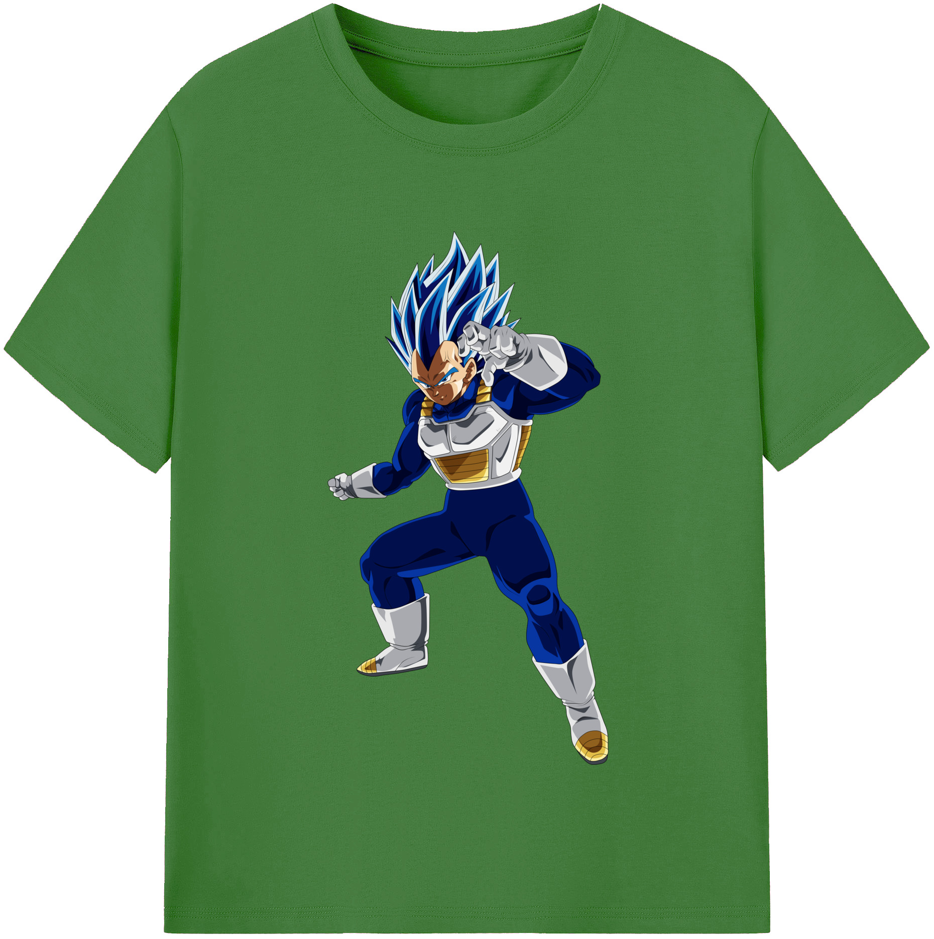 （画像用） ドラゴンボール ベジータ四世（Bejīta Yonsei）DRAGON BALL Vegeta IV レディースカジュアルプリントTシャツ（綿100％）